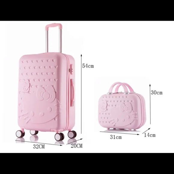 HELLO KITTY LUGGAGE SET - Picture 4 of 4